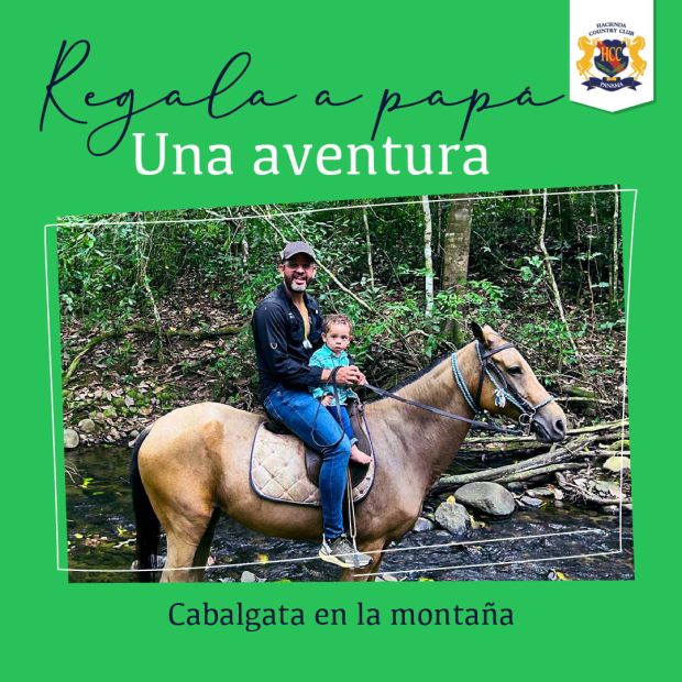 Cabalgata con papá
